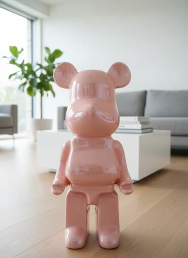 стоимость фарфоровых статуэток: Фигурка медведя в стиле Bearbrick (Be@rbrick) — популярная — 1