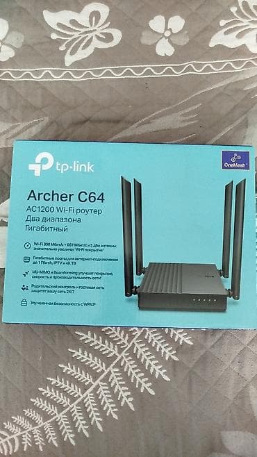 электро бука: ПРОДАЕТСЯ НОВЫЙ РОУТЕР TP-Link Archer C64 (AC1200) — двухдиапазонный — 1