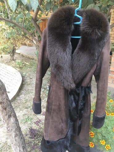 халаты женский: Дубленка с натуральным мехом.удобно для беременных.разм xs-s.сост — 1