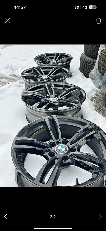 шина 265 35 18: Литые Диски R 18 Комплект, отверстий - 5, Б/у — 3