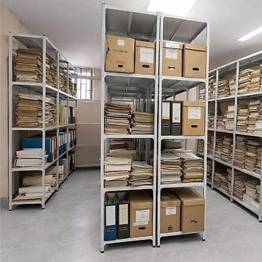 Соода жабдуулары: Стеллаж полка, металлический стеллаж для хранения, стеллажи в архив, в — 6