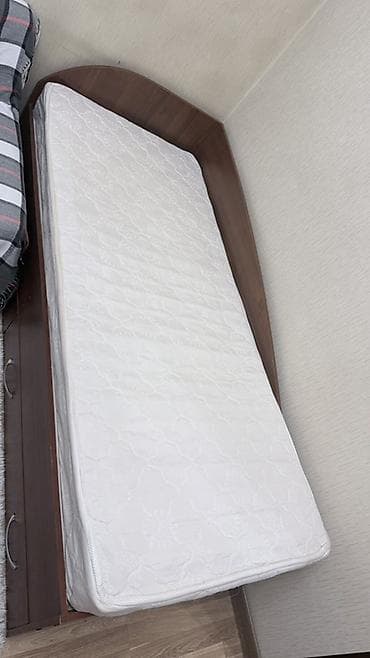 полуторка кровать: Односпальная кровать, С матрасом, длина - 190 см — 3