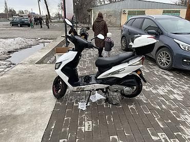 электрический мотоциклы: Макси-скутер M8, 125 куб. см, Бензин, Б/у — 3