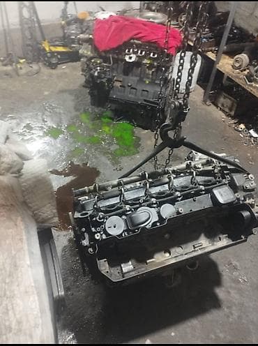 Двигатель в сборе (рядный, 4-цилиндровый бензиновый/дизельный блок)