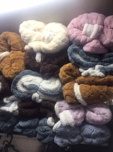 детское одеяло на овчине: Плед, Корея, Новый, Все сезоны, Двусторонний — 28