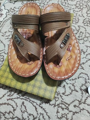 кроксы ботинки: Мужские шлёпанцы / размер 42/сандалии JOHNEVELON - Тип: открытые — 3