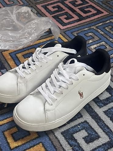белые форсы: Мужские кроссовки, 42.5, Polo Ralph Lauren, Б/у, цвет - Белый — 9