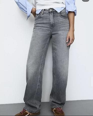 Джинсы новые Stradivarius. Размер 38. Цена 2500 at lalafo.kg Джинсы новые Stradivarius. Размер 38. Цена 2500