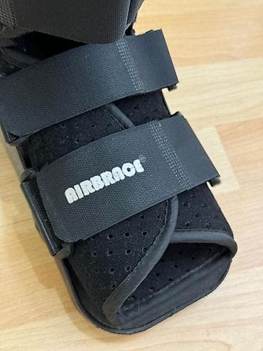 топ корсет: Ортез-ботинок для фиксации голеностопа AIRBRACE + костыль (Б/у) — 3