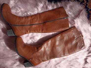 1. Полусапожки цена 1000 сом, р.40. кожа, брали в Etorе