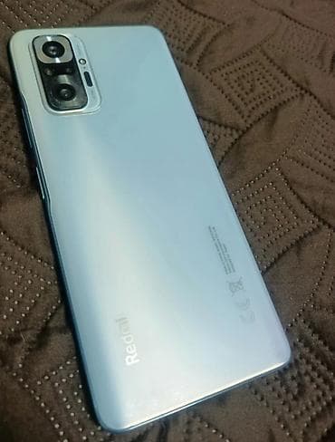 Redmi, Redmi Note 10 Pro, Б/у, 128 ГБ, цвет - Голубой, 2 SIM