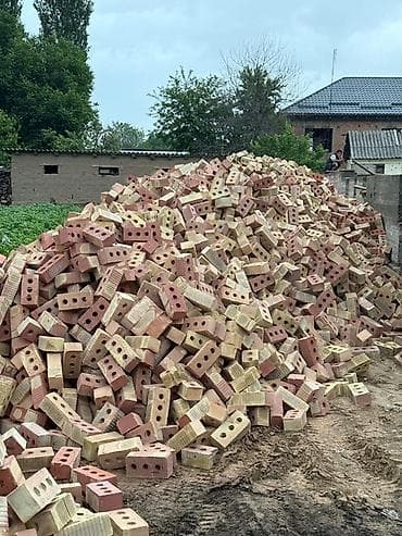 арболит блок: Полнотелый, таблетка, Жженый кирпич, Полублок, 250×120×90 — 2