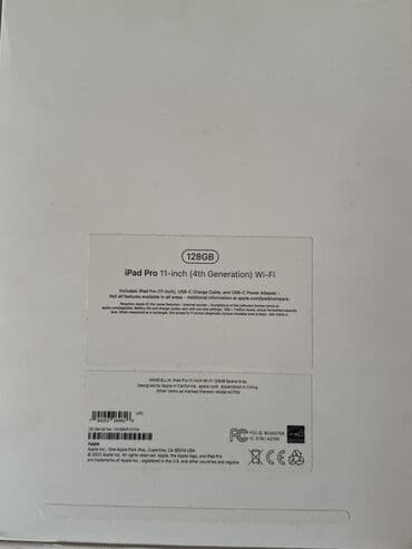 бэушные планшеты: Планшет, Apple, память 128 ГБ, 11" - 12", Wi-Fi, Б/у, Классический цвет - Серый — 4