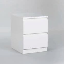 тумба цвет белый: Прикроватная тумба, Новый, Без зеркала, цвет - Белый, ЛДСП, Самовывоз — 1