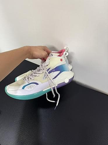 баскетбольные кроссовки: Мужские кроссовки, 41.5, 42, Б/у, цвет - Белый, Самовывоз, Платная доставка — 3