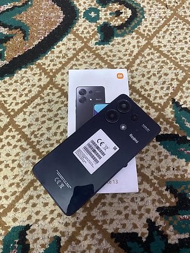 redmi 9 т: Redmi, Redmi Note 13, Колдонулган, 256 ГБ, түсү - Кара, 2 SIM — 5