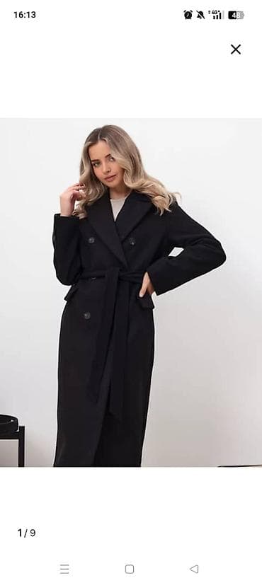 плаш пальто: Пальто Драп-кашемир Размеры 42-44-46-48 6 расцветок Чёрный, охра — 6