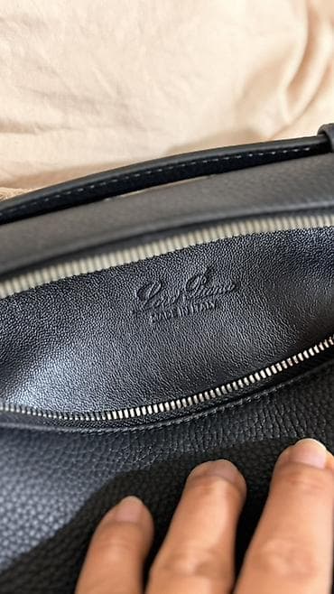 лоро пиана: Сумка Loro Piana, Италия - Модель: компактная прямоугольная сумка с — 3
