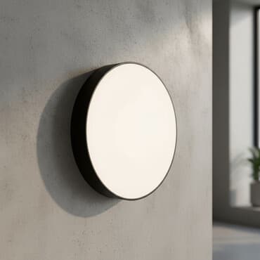 Круглый светодиодный потолочный/настенный светильник. - Форма