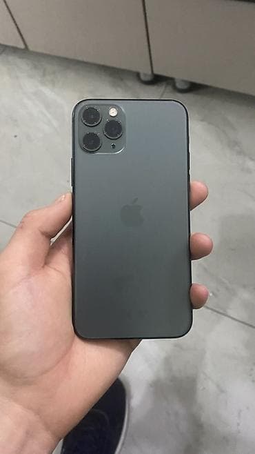 amazon fire: IPhone 11 Pro, Б/у, 64 ГБ, Matte Midnight Green, 72 % — 1