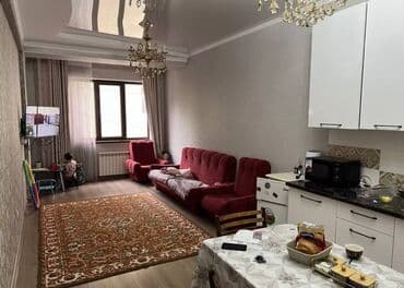 бишкек квартира долгосрочное: Студия, Риэлтор, Без подселения, С мебелью полностью — 2