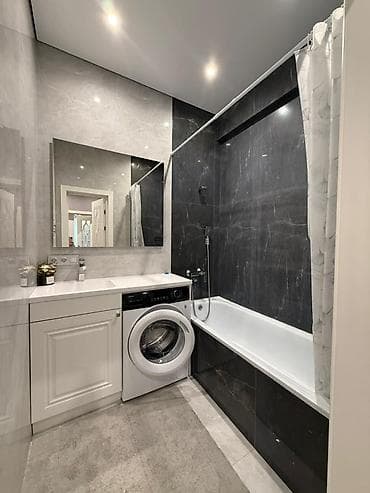 osh flat: 2 комнаты, 75 м², Асанбай мкр Элитка, 12 этаж, Дизайнерский ремонт — 10