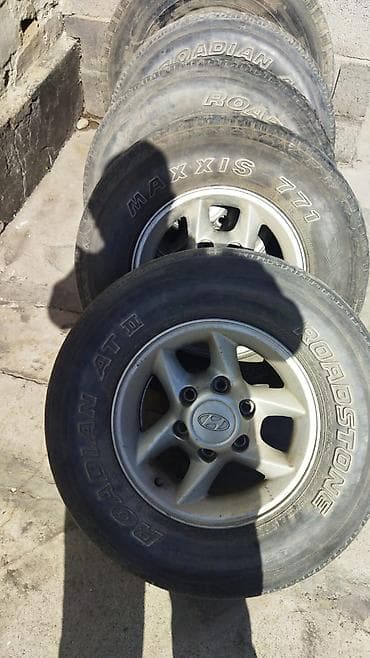 Колеса в сборе 235 / 75 / R 15, Всесезонная, Б/у, Комплект, Внедорожные (АТ/МТ), Литые, отверстий - 4 at lalafo.kg Колеса в сборе 235 / 75 / R 15, Всесезонная, Б/у, Комплект, Внедорожные (АТ/МТ), Литые, отверстий - 4