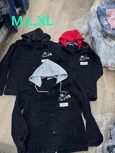 soft shell: Джинсовая куртка, Осень-весна, XS, S, M — 5