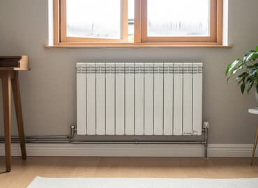 батареи биметалл: Биметаллический радиатор отопления, секционный. - Конструкция: секции — 1