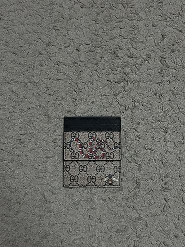 прием золото: Картхолдер/держатель карт Gucci с фирменным монограммным принтом GG — 2