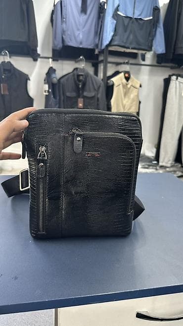 Классическая сумка, Butun, Материал: Экокожа, Регулируемый ремень, Мужские