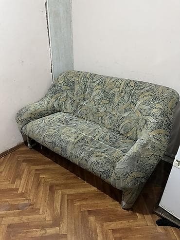 кети: Комплект мягкой мебели, Б/у, Самовывоз, цвет - Серый — 1