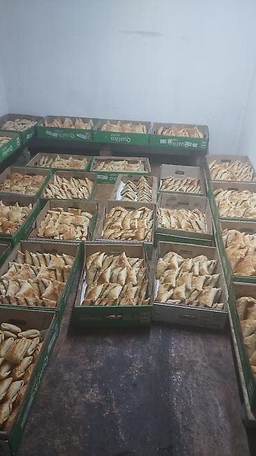 Продукты питания: Самса из слоёного теста - Треугольные пирожки из тонкого — 5
