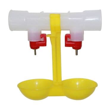 продажа кормов для сельскохозяйственных животных: Поилка ниппельная с каплеуловителем двойная на трубу 3/4 Комплект из — 2