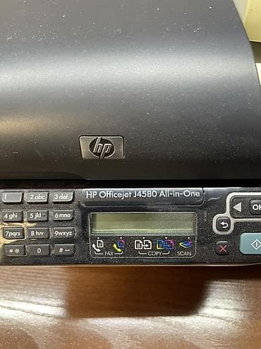 Принтеры: МФУ HP Officejet J4580 All‑in‑One - Функции: печать, копирование — 1