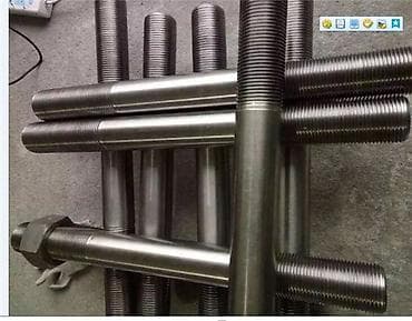 сварка алюминия: Пара червячных винтовых узлов (винт + бронзовые гайки/втулки) — 5