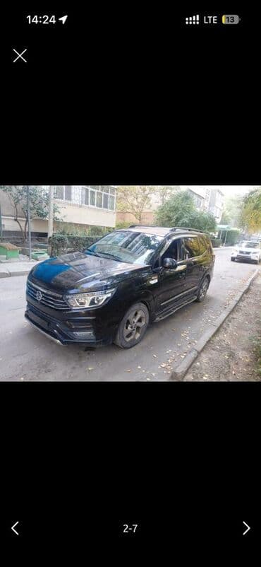 кофр на крышу автомобиля: Ssangyong Korando Family: 2018 г., 2.2 л, Автомат, Дизель, Минивэн — 1