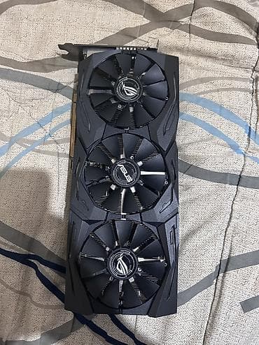 cf card: Видеокарта, Б/у, Asus, Radeon RX, 8 ГБ, Для ПК — 1