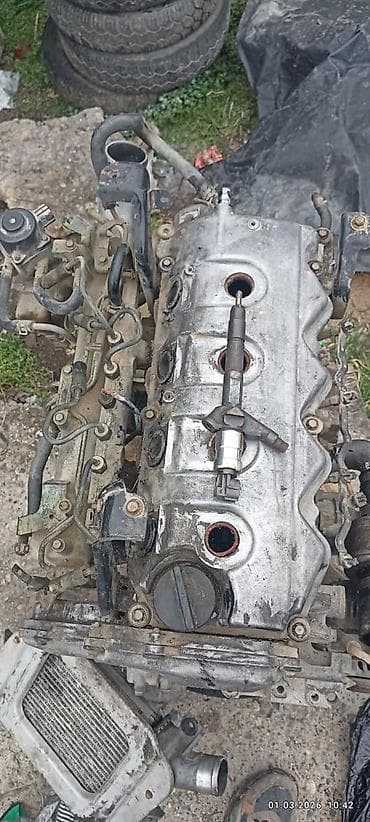 жосткий буксир: Дизельный мотор Nissan 2.2 л, Б/у, Оригинал — 3