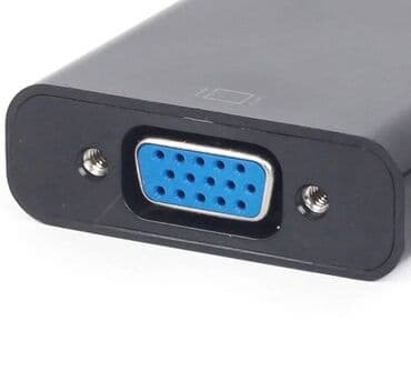 type c переходник: Адаптер DVI-D (F) to VGA (M) (видео конвертер, переходник). Модель — 3