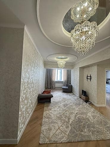 discovery studio: 3 комнаты, 102 м², Кок-Жар мкр Элитка, 3 этаж, Дизайнерский ремонт — 5