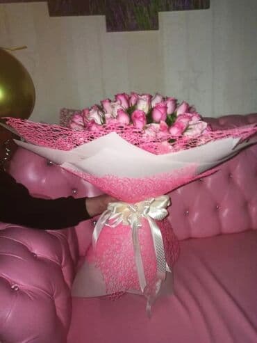 розы цветы: 101 и 51 роза готовый букет 🌹акция акция‼️‼️‼️ — 15