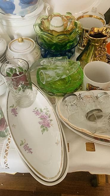 посуда оптом дордой: 📌📌📌Ретро-ассорти тарелки часть сервизов ( всё в отличном — 6