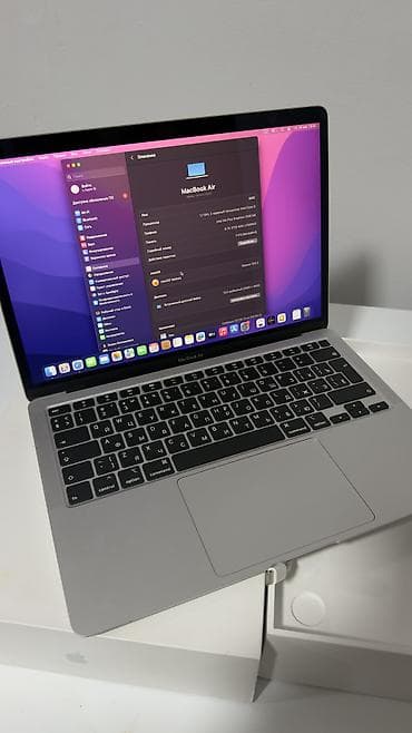 apple air: Для учебы, Б/у, Intel Core i3, ОЗУ, RAM: 8 ГБ — 1