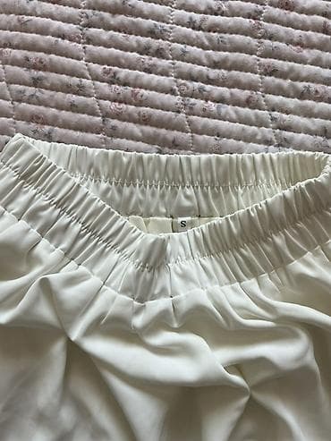 плиссе: НОВАЯ Белая мини-юбка с плиссировкой - Цвет: белый - Посадка: на — 2