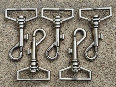 Карабин, фурнитура. Металлический поворотный карабин