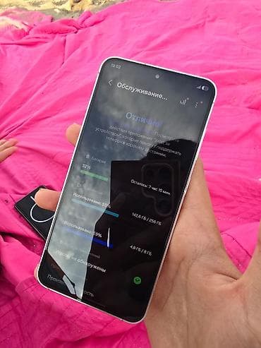 Техника и электроника: Samsung Galaxy S24, Б/у, 256 ГБ, цвет - Желтый, 1 SIM, eSIM — 2