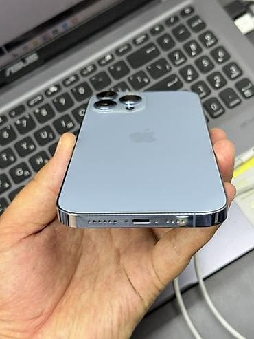 redmi note 19: IPhone 13 Pro Max, Б/у, 256 ГБ, Sierra Blue, Защитное стекло, Чехол, 100 % — 3