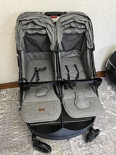 вела каляска: Коляска, Другой бренд, цвет - Серебристый, Новый, Бесплатная доставка — 4