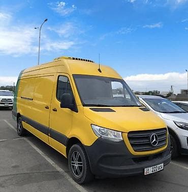 интеркулер спринтер: Mercedes‑Benz Sprinter (длинная база, высокий кузов), цвет желтый — 1